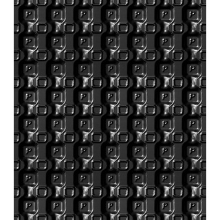 PLATONMATTA 1,0X20M EXTRA 20M2 KNOPPHÖJD 7MM SVART(16)